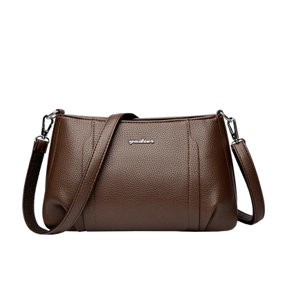 Genuien Brand Top Quality Soft Pu Leather Female Elegant Crossbody Shoulder Bags for Women Casual Tote Purses and Handbags 2026