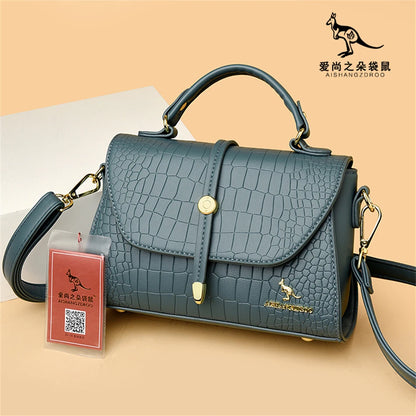 2024 Brand Crocodile Leather Crossbody Bags for Women Female Shoulder Messenger Sac Luxury Designer Ladies Handbags and Purses