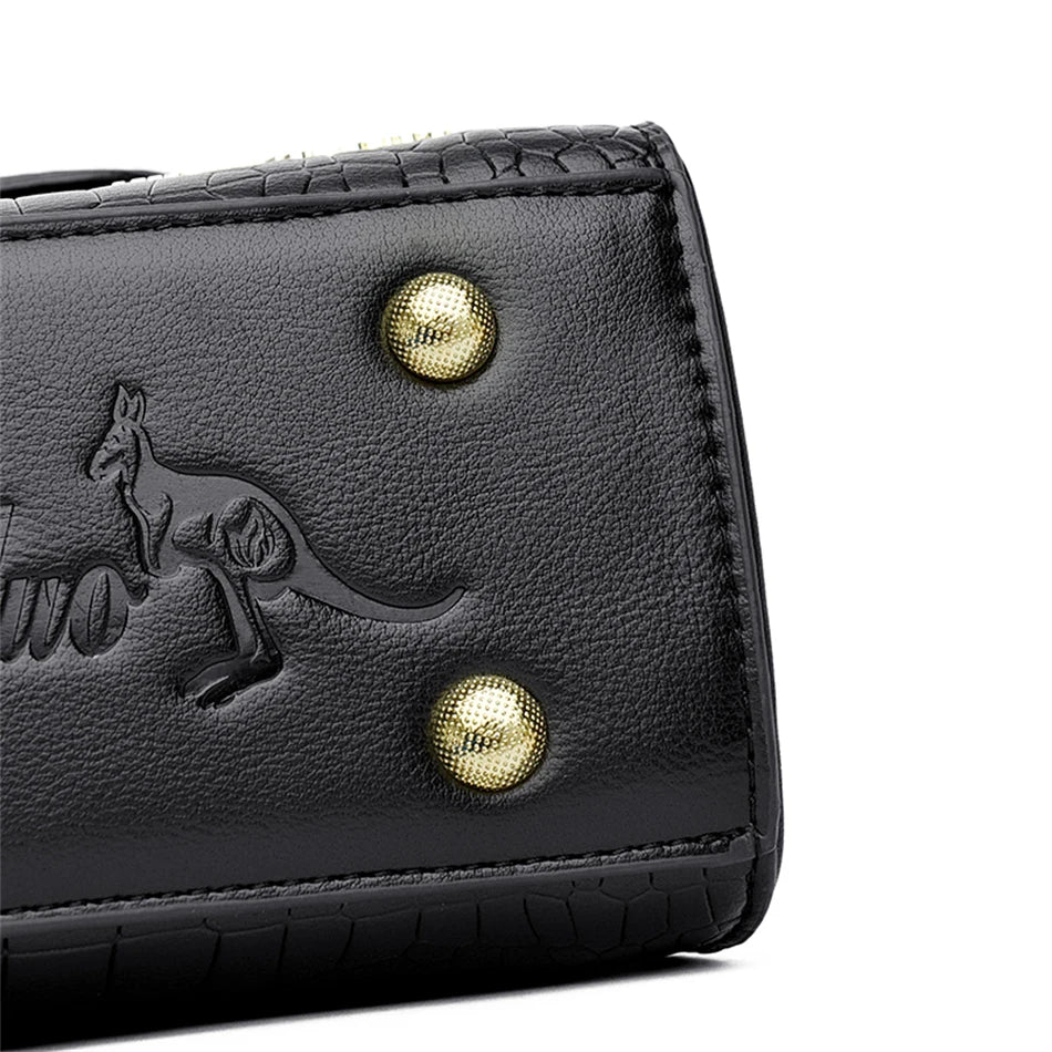 2024 Brand Crocodile Leather Crossbody Bags for Women Female Shoulder Messenger Sac Luxury Designer Ladies Handbags and Purses