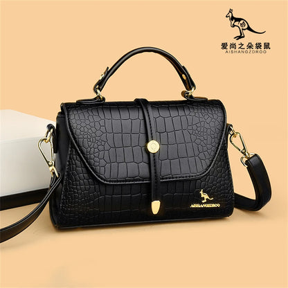 2024 Brand Crocodile Leather Crossbody Bags for Women Female Shoulder Messenger Sac Luxury Designer Ladies Handbags and Purses