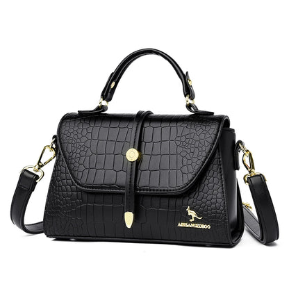 2024 Brand Crocodile Leather Crossbody Bags for Women Female Shoulder Messenger Sac Luxury Designer Ladies Handbags and Purses