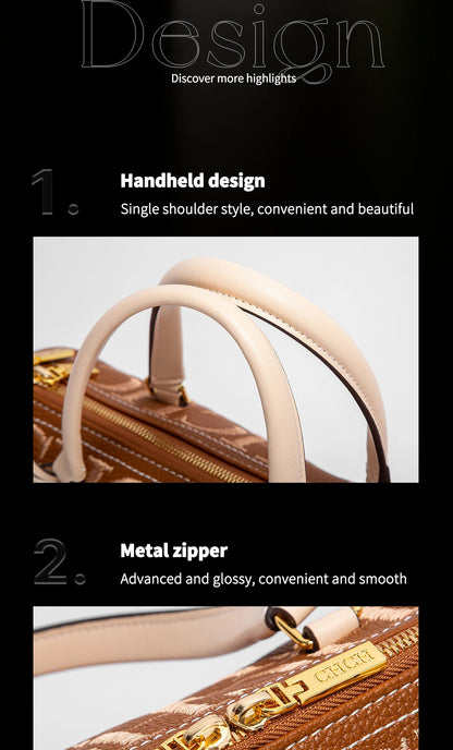 Shoulder Bag New Embroidered Letter Design Handbag Tote Bag