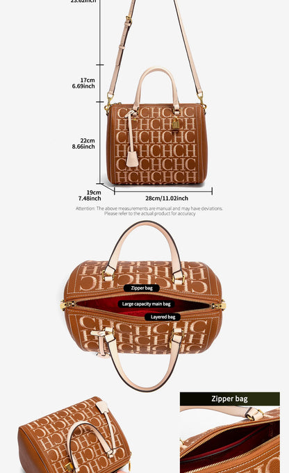 Shoulder Bag New Embroidered Letter Design Handbag Tote Bag