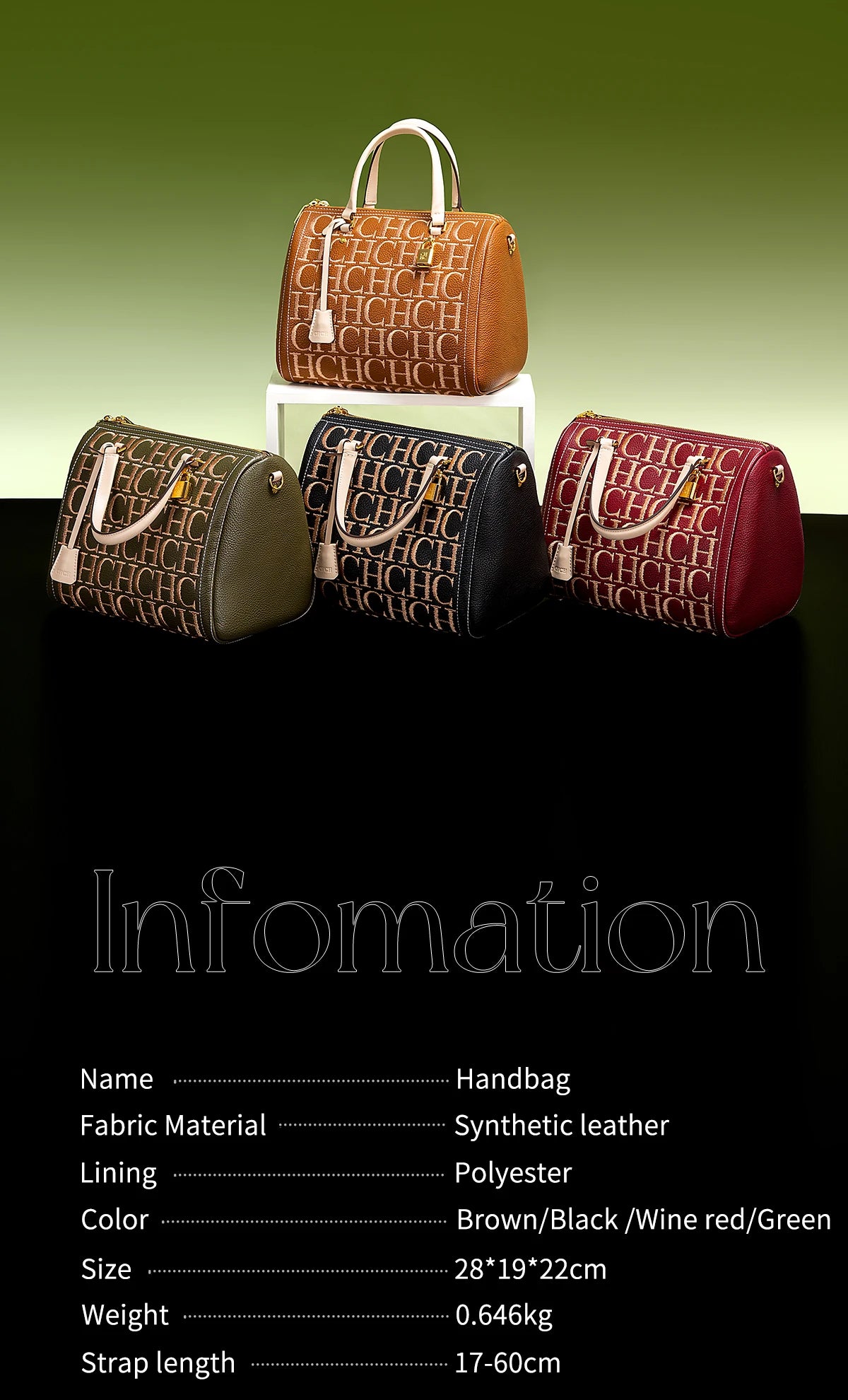 Shoulder Bag New Embroidered Letter Design Handbag Tote Bag