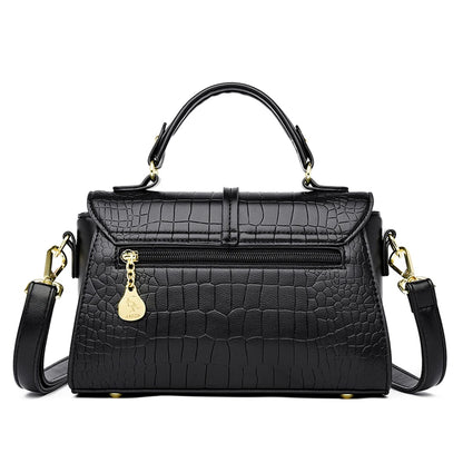2024 Brand Crocodile Leather Crossbody Bags for Women Female Shoulder Messenger Sac Luxury Designer Ladies Handbags and Purses