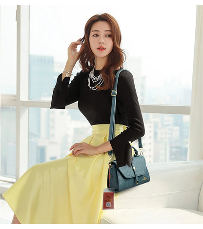 2024 Brand Crocodile Leather Crossbody Bags for Women Female Shoulder Messenger Sac Luxury Designer Ladies Handbags and Purses