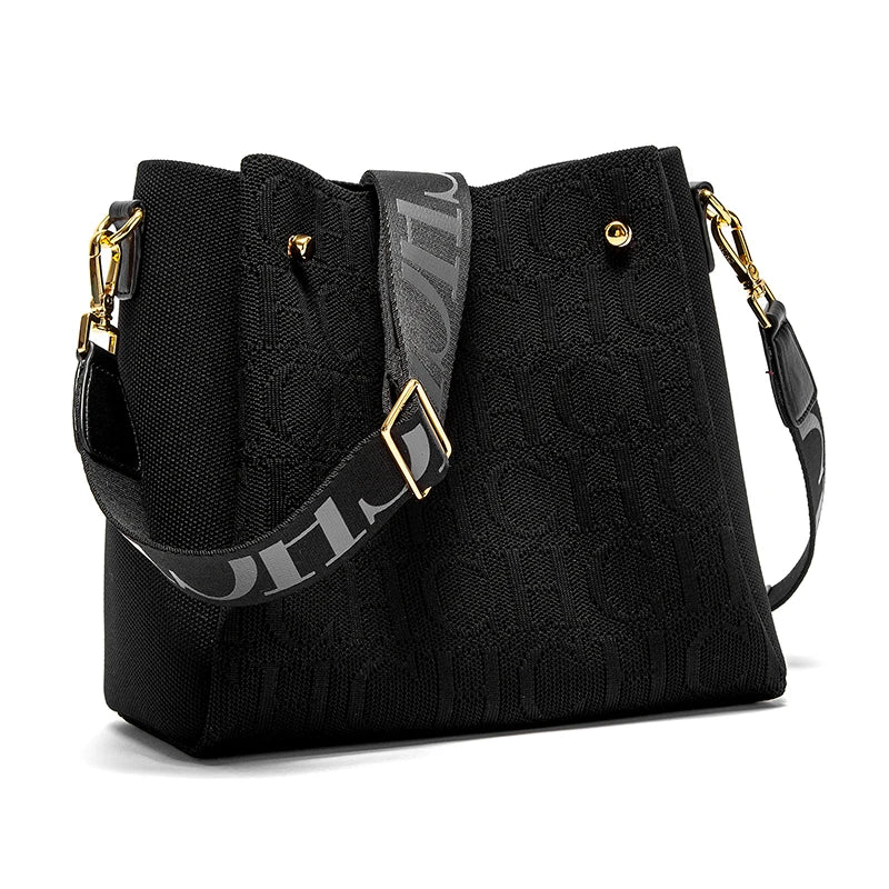 CHCH Women's Shoulder Bag New Magnetic Buckle Khaki Shoulder Bag Large Capacity