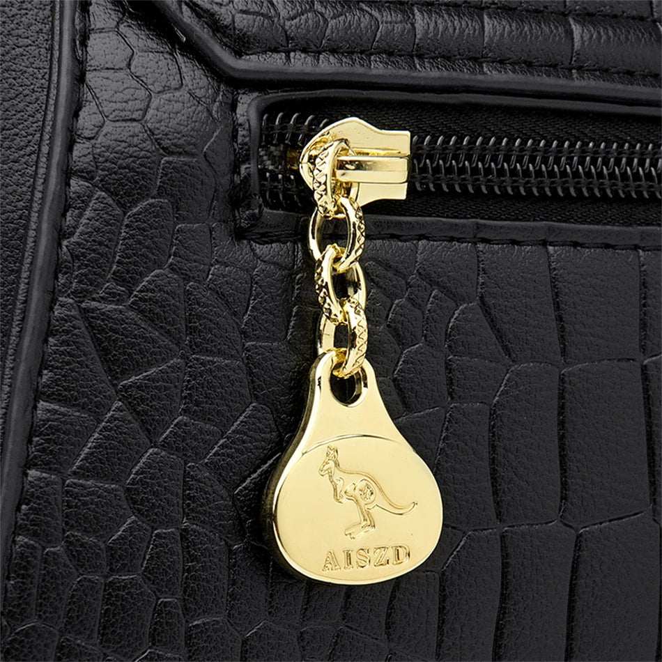 2024 Brand Crocodile Leather Crossbody Bags for Women Female Shoulder Messenger Sac Luxury Designer Ladies Handbags and Purses