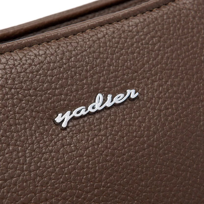 Genuien Brand Top Quality Soft Pu Leather Female Elegant Crossbody Shoulder Bags for Women Casual Tote Purses and Handbags 2026