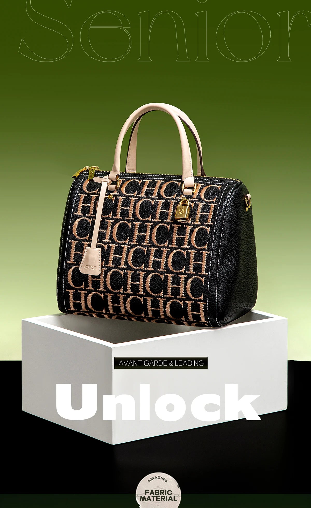 Shoulder Bag New Embroidered Letter Design Handbag Tote Bag