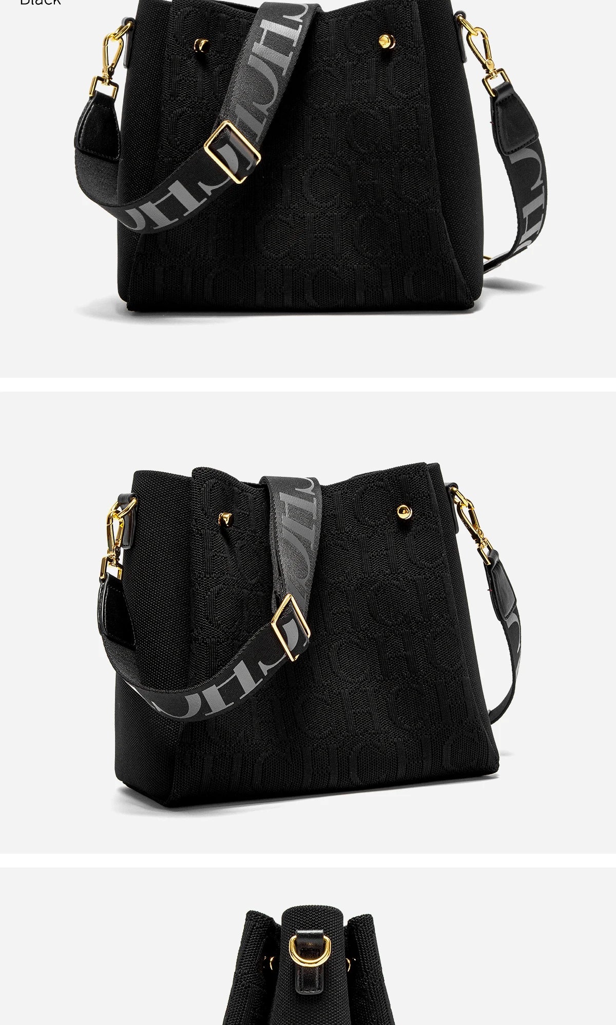 CHCH Women's Shoulder Bag New Magnetic Buckle Khaki Shoulder Bag Large Capacity