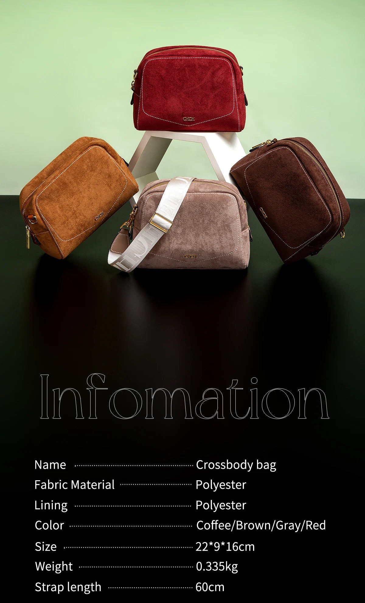 Crossbody Bag Autumn/Winter Collection Velvet