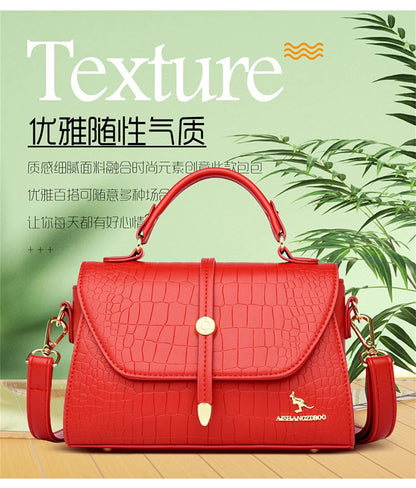 2024 Brand Crocodile Leather Crossbody Bags for Women Female Shoulder Messenger Sac Luxury Designer Ladies Handbags and Purses