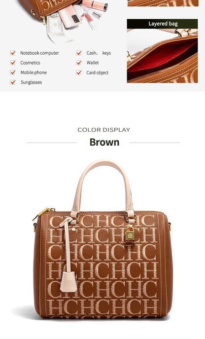 Shoulder Bag New Embroidered Letter Design Handbag Tote Bag